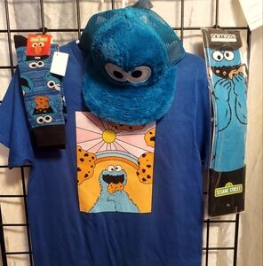 Sesame Street Blue Halloween Costume Set